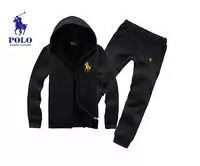 Trainingsanzug new ralph lauren homme hoodie zipper noir